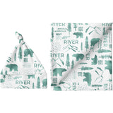 Sugar + Maple Personalized Blanket & Hat Set | Woodland