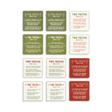 Party Games Coaster Set - Holiday Truths & Lies by Demdaco